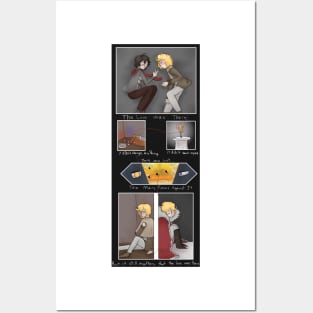 Hatoful Boyfriend Holiday Star Quail Boyfriends Comic Print And Others Posters and Art